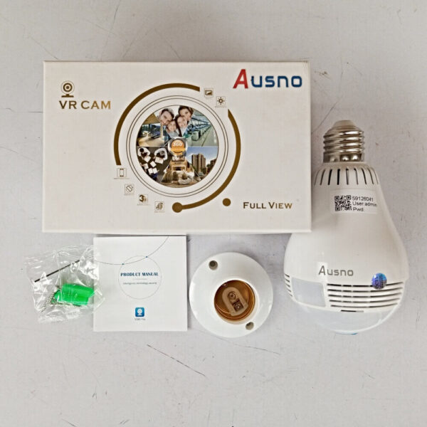 Standalone 360degree Wifi Panoramic Light Bulb Infrared Camera