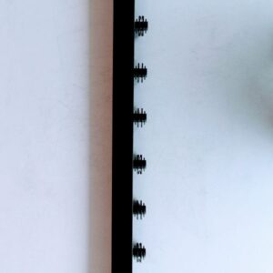 40/40 8lines Black Aluminium Lightweight Pole (Single Phase)
